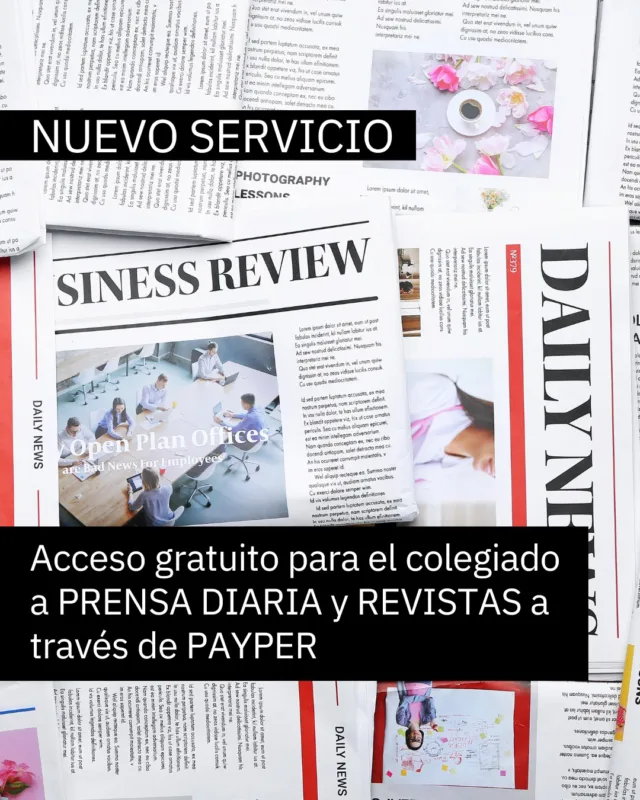 En nombre de la Junta de Gobierno del Colegio Oficial de Arquitectos de Lanzarote tengo el placer de informarles que estamos estudiando la posible implantación de un servicio de acceso gratuito para el colegiado a PRENSA DIARIA y REVISTAS a través de PAYPER, y para ello hemos acordado con la empresa, que se habilite para nuestros colegiados un KIOSCO de PRENSA de ACCESO GRATUITO hasta el mes de octubre de 2026, con la finalidad de realizar un estudio de cuantos colegiados acceden a dicho servicio, y determinar la viabilidad y necesidad de implantación de dicho servicio por parte del COALZ.  Les anímanos a aprovechar el kiosco de prensa que incluye un apartado de noticias de interés relacionadas con la arquitectura, urbanismo y desarrollo territorial, y a analizar el aplicativo, para así colaborar con esta encuesta que permitirá saber cuántos colegiados les interesa tener el servicio y recibir en el correo dpto_secretaria@coa-lz.com, las posibles sugerencias o mejoras al mismo.  Se adjunta el enlace donde pueden visualizar la prensa y el aplicativo preparado para los colegiados del COALZ:  https://go.bepayper.com/ColegioOficialdeArquitectosdeLanzarote